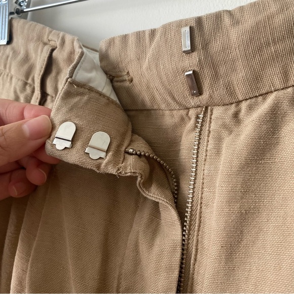 Aritzia | Wilfred Effortless Linen Pants Honey Beige Size 12 - Picture 5 of 16